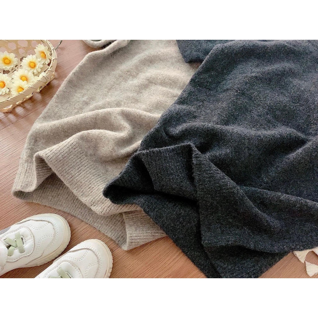 Áo len dáng dài Uniqlo dư xịn cho bé gái - chất len dày dặn - hàng dư siêu đẹp - có sẵn