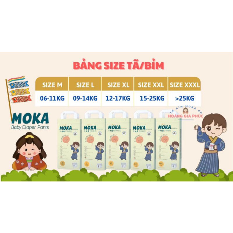 Bỉm quần Moka 50 miếng đủ size M_XXXXL date mới nhất