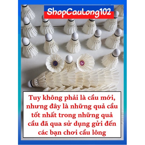 ✅HÀNG CHẤT LƯỢNG✅ Bán Theo Trái - Trái Cầu Lông, Tiêu Chuẩn Thi Đấu Đã Dùng Một Lần, Còn Mới, Dùng Để Tập Luyện