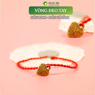 Vòng Tay Nữ, Vòng Tay Chỉ Đỏ May Mắn Siêu Đáng Yêu