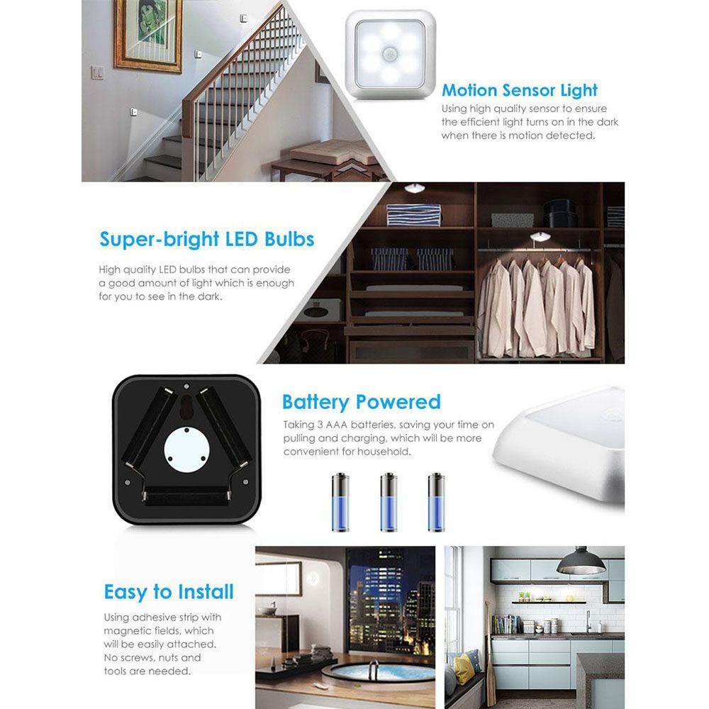 GOGOUP Đèn LED Cảm Ứng Chạm Trang Trí Tủ Quần Áo DIY