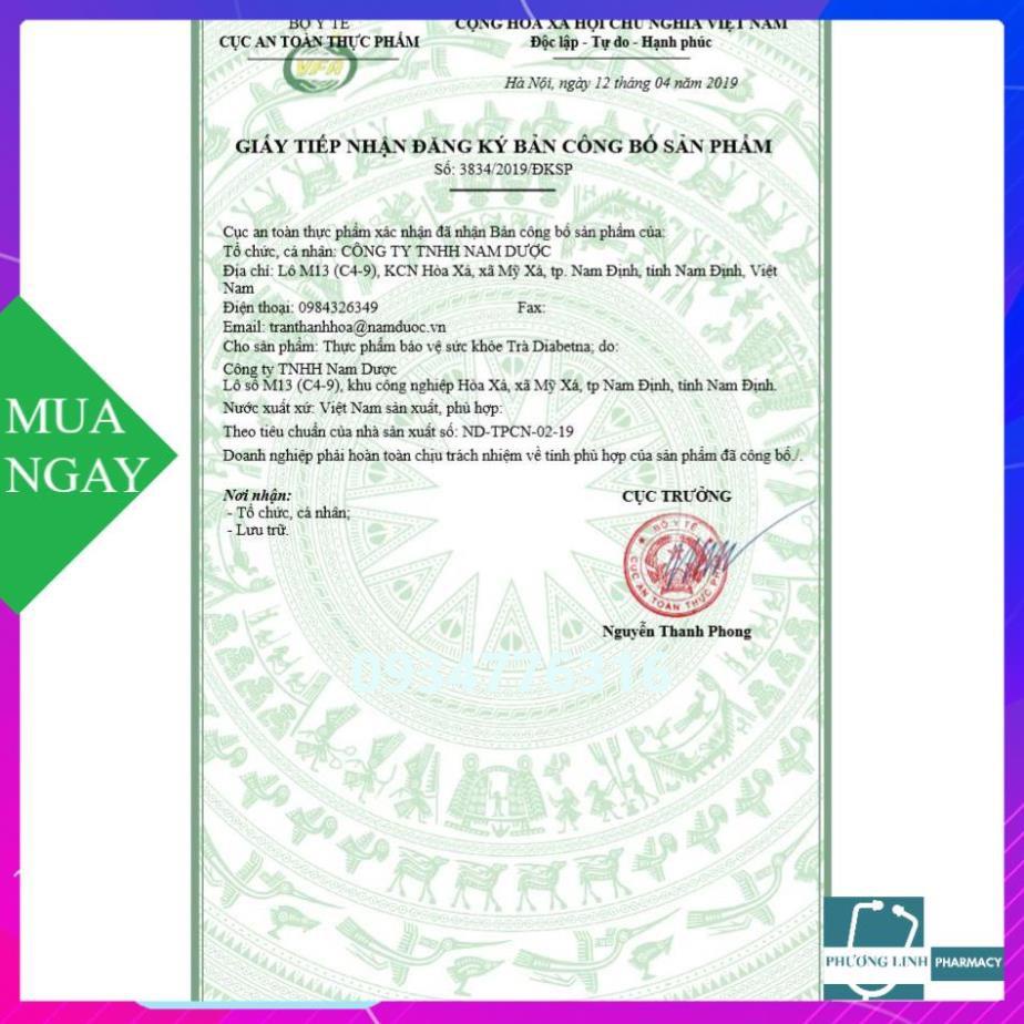 Trà Diabetna - Hỗ trợ bệnh tiểu đường , kiểm soát đường huyết