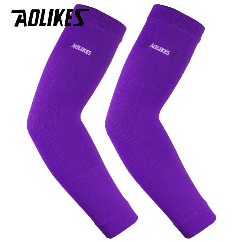 Combo 2 Ống Tay Chống Nắng Thể Thao Co Dãn Thoáng Khí Bảo Cánh Tay Chống Tia UV Sport Arm Sleeve AOLIKES TC-7146 ༴