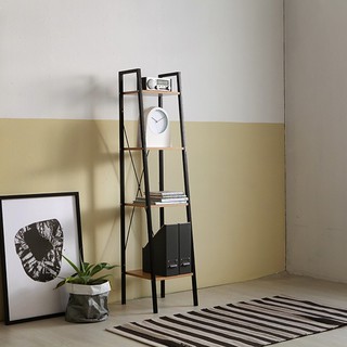 KỆ SÁCH KHUNG SẮT 4 TẦNG DÁNG CHỮ A- KỆ ĐA NĂNG - ROKY STORE