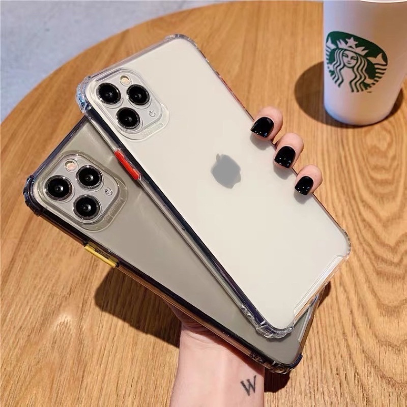 Ốp lưng iphone bảo vệ camera Chống Shock Lưng Nhám