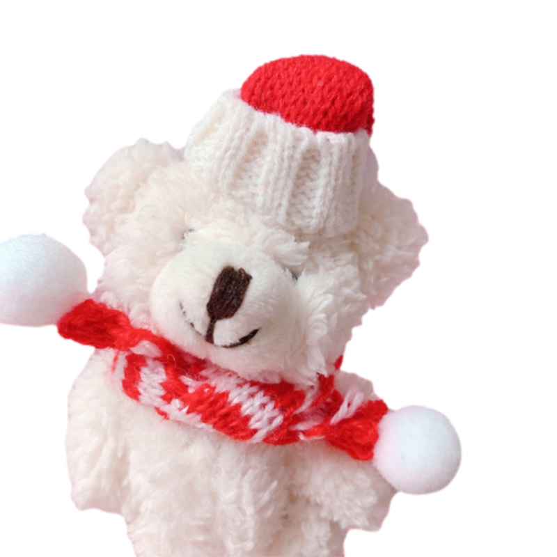 Gấu Nhồi Bông Mini Phong Cách Giáng Sinh Đáng Yêu