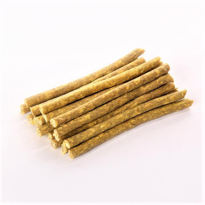 Hanpet.GV- Xương Doog que tròn mầu ngẫu nhiên (10 cái/túi 80gr) (- 4711424) xương chó gặm 12cm