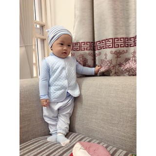 Set 2 Gile Cổ Tim - Bé Trai