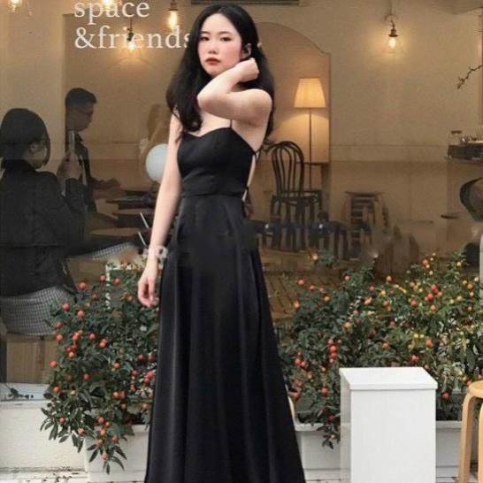 Đầm 2 Dây Maxi Chéo Lưng Dáng Dài💕Váy Đan Lưng Mang Đi Biển, Đi Chơi Đều Đẹp [KÈM ẢNH THẬT] ་