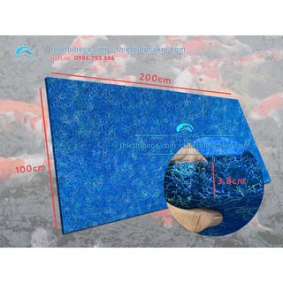 Jmat, bùi nhùi kích thước 1m x 1m, Vật liệu lọc cao cấp dành cho hồ Koi