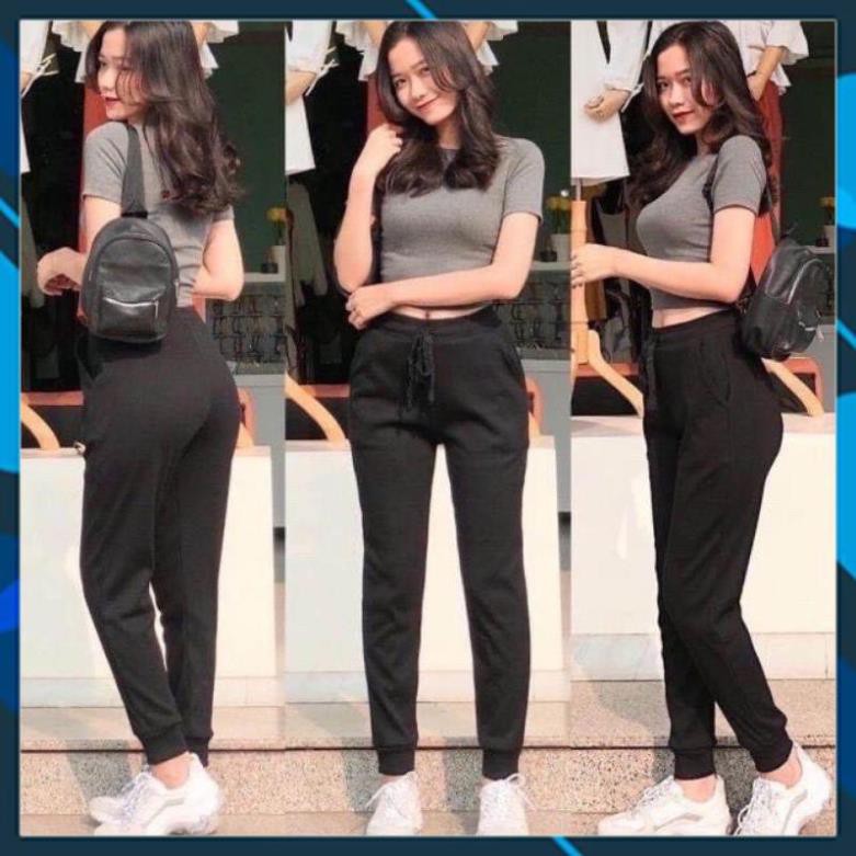 [XẢ KHO] Quần Jogger Len Tăm Bo Ống - BIGSIZE 75KG