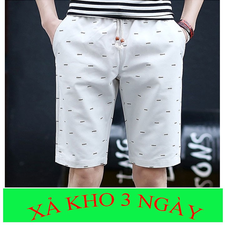 Quần short nam kaki phong cách hàn quốc
