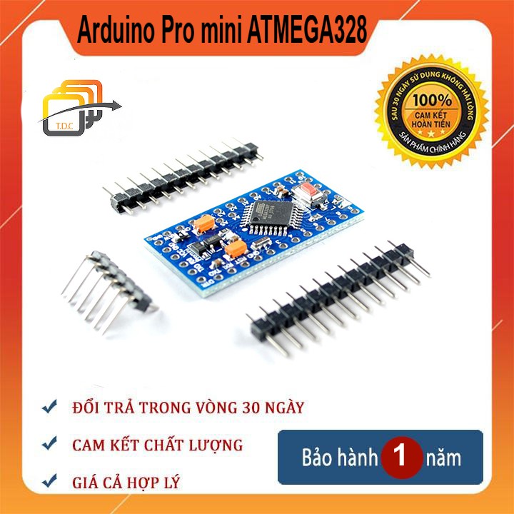 ARDUINO PRO MINI ATMEGA328 5V16M - Tự học Arduino