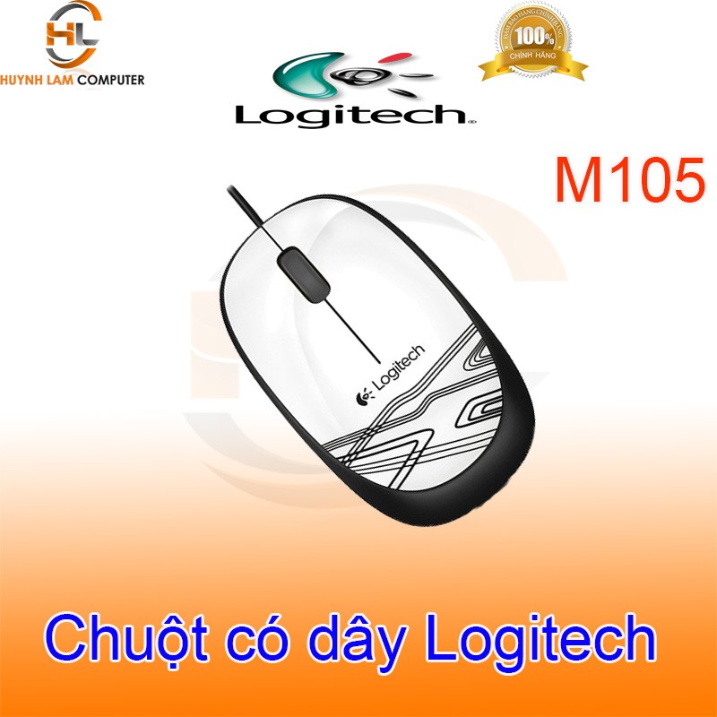 Chuột Logitech-Chuột có dây Logitech M105 DGW Phân Phối