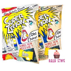 [HOT] Kẹo siêu chua SUPER ĐỦ 4 VỊ LEMON/COLA/ SODA/ SUPER CANDY - Nhật Bản