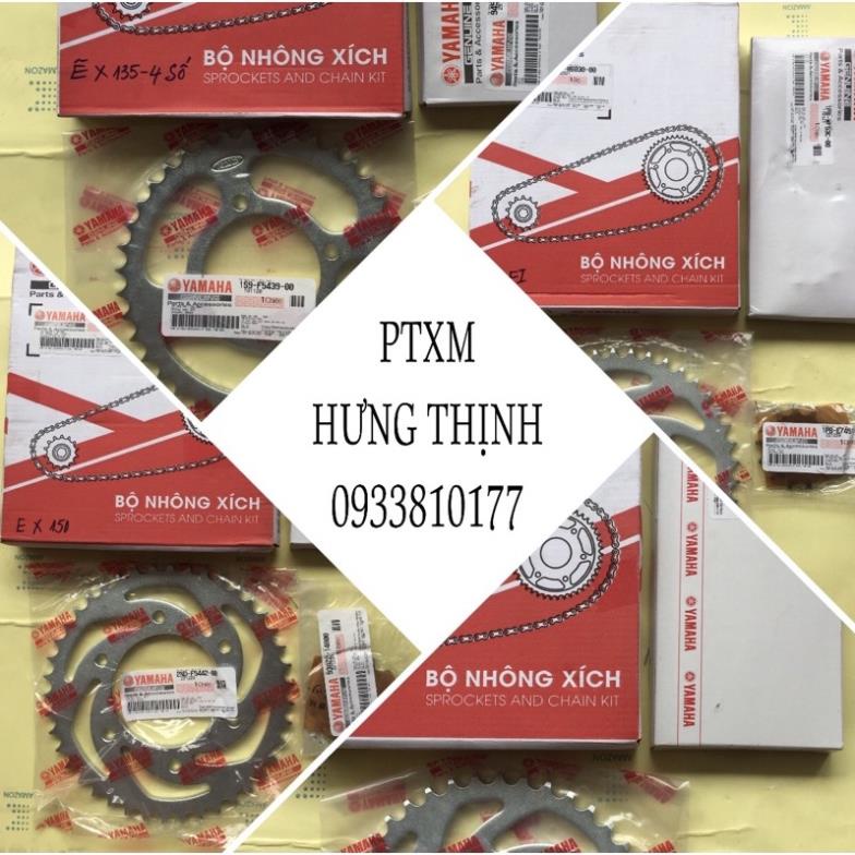 Bộ nhông sên đĩa - Nhông xích chính hãng Yamaha dành cho các đời xe máy từ 2008 - 2021