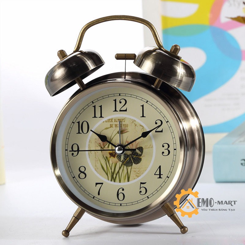 Đồng hồ báo thức TWIN BELL ⚡️𝐅𝐑𝐄𝐄 𝐒𝐇𝐈𝐏⚡️ Kiểu dáng chuông cổ điển - Chuông to | BigBuy360 - bigbuy360.vn