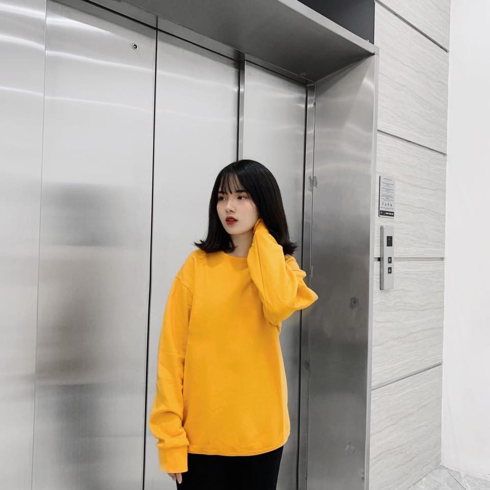 Áo sweater unisex nam nữ - áo dày tay trơn chất nỉ chân cua (phần 2)