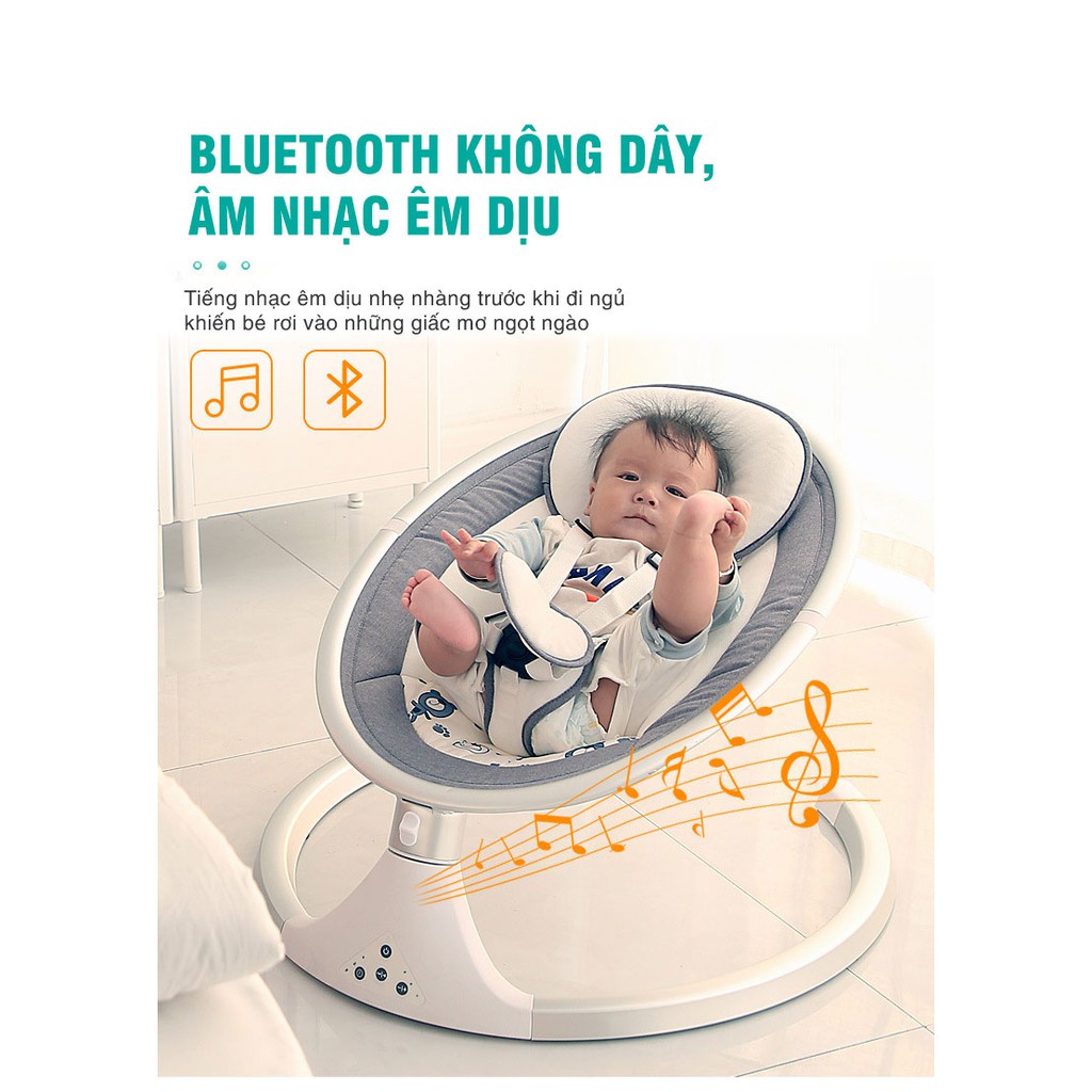 Nôi Điện, Ghế Rung Cao Cấp Cho Bé