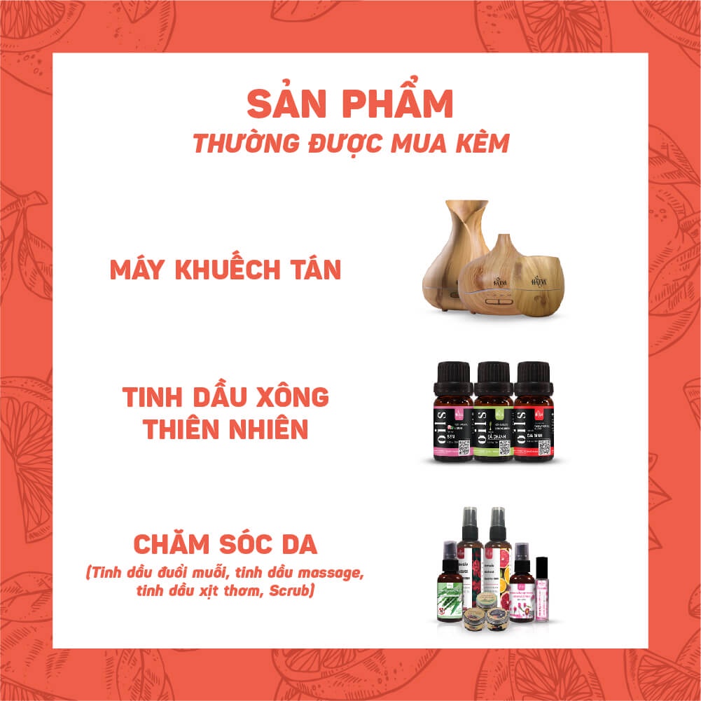 Tinh dầu Bưởi Haeva Cao Cấp, 100% Thiên Nhiên, giúp thơm phòng, chăm sóc tóc chắc khỏe, Chai 10ml/30m/100ml