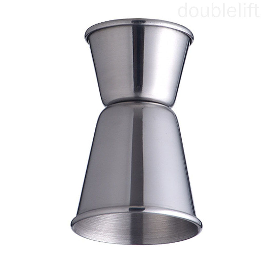 15/30ml Stainless Steel Bar Measures Jigger Party Wine Cocktail Dual Drinking Liquor Measure Cup doublelift store