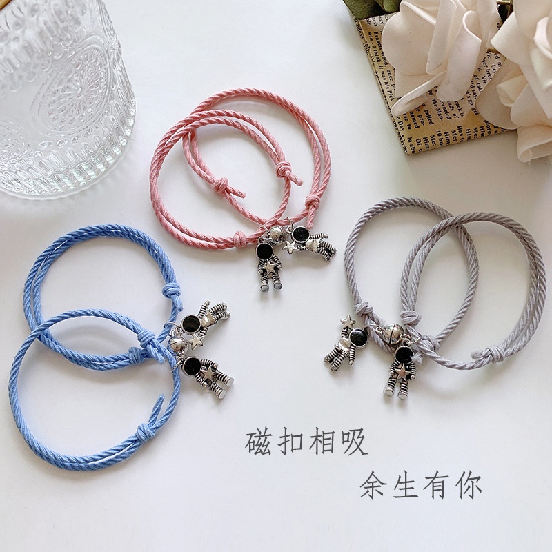Cặp Dây Cột Tóc Nam Châm Hình Phi Hành Gia Độc Đáo