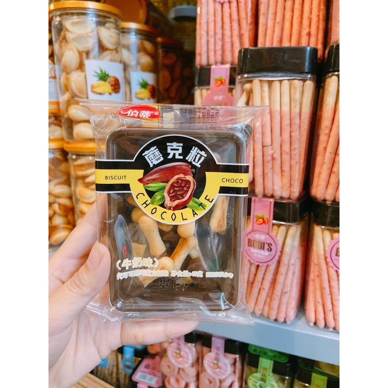 [Mã GROSALEHOT giảm 8% đơn 250K] Bánh nấm khay mini 40gr 5 vị | BigBuy360 - bigbuy360.vn