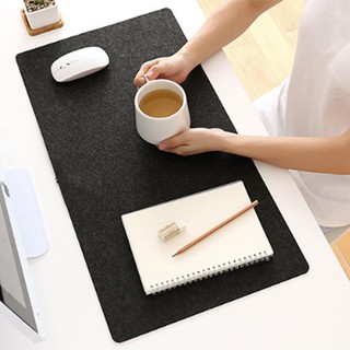 [CARENA] Office Computer Desk Mat Modern Table Mouse Pad Wool Felt Laptop Desk Mat