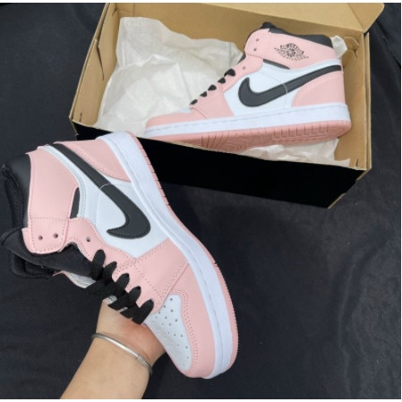 Giày Thể Thao Jordan 1 Hồng Cao Cổ Full Size Nữ, Giày sneaker nữ JD Hồng | BigBuy360 - bigbuy360.vn