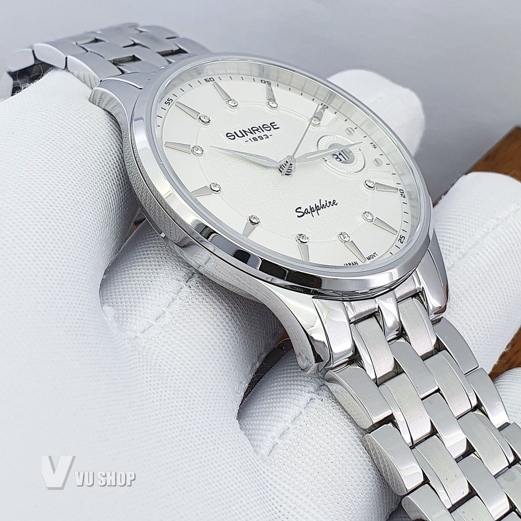 Đồng hồ nam SUNRISE 1222SA - Kính sapphire