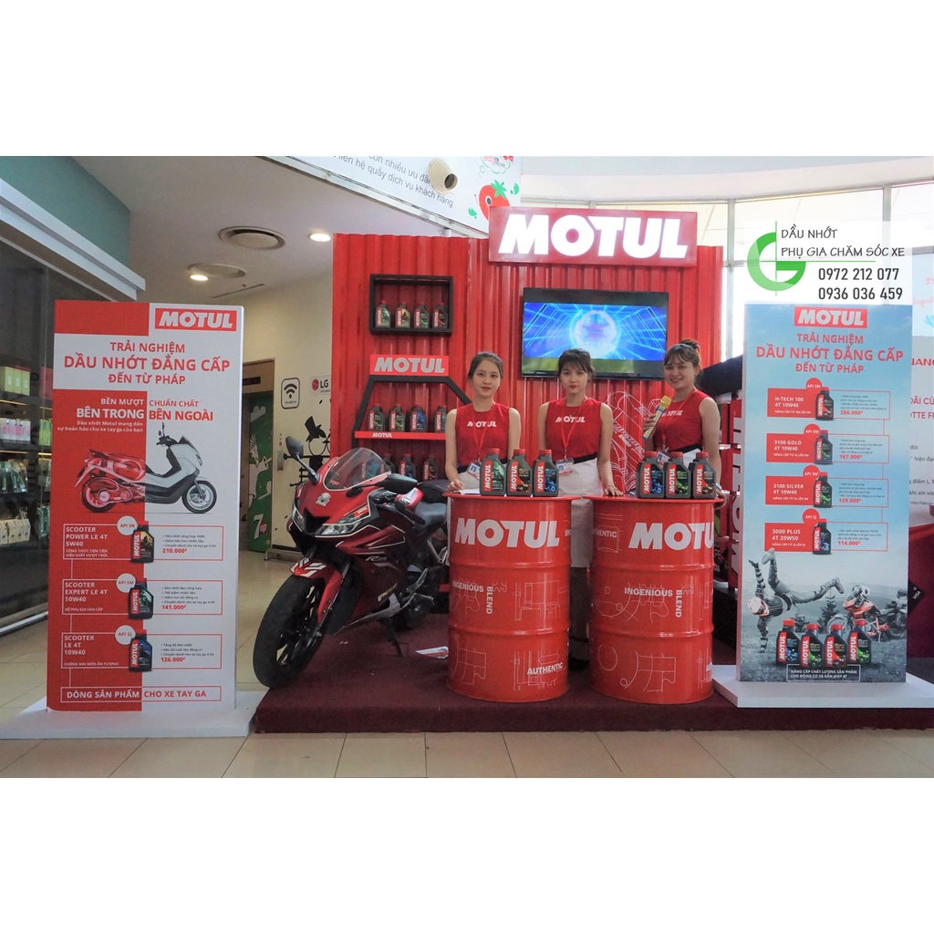 Dầu Motul 3000 Plus 4T 20W-50 dành cho xe số phổ thông