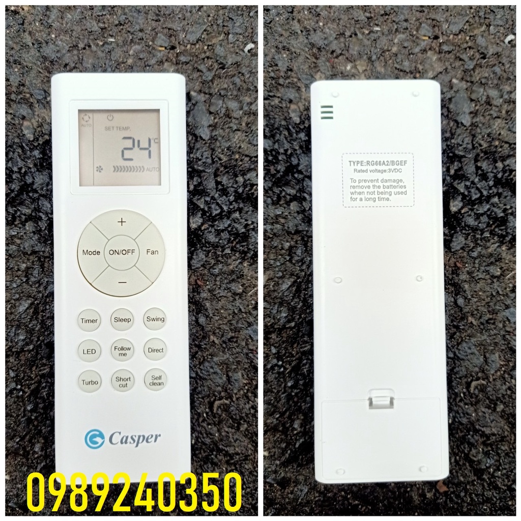 Điều Khiển Remote Máy Lạnh Điều Hòa Casper Mới Chính Hãng