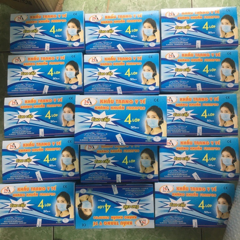 [ FREE SHIP ĐƠN 50k] KHẨU TRANG NAM ANH 4 LỚP HỘP 50 CÁI | BigBuy360 - bigbuy360.vn