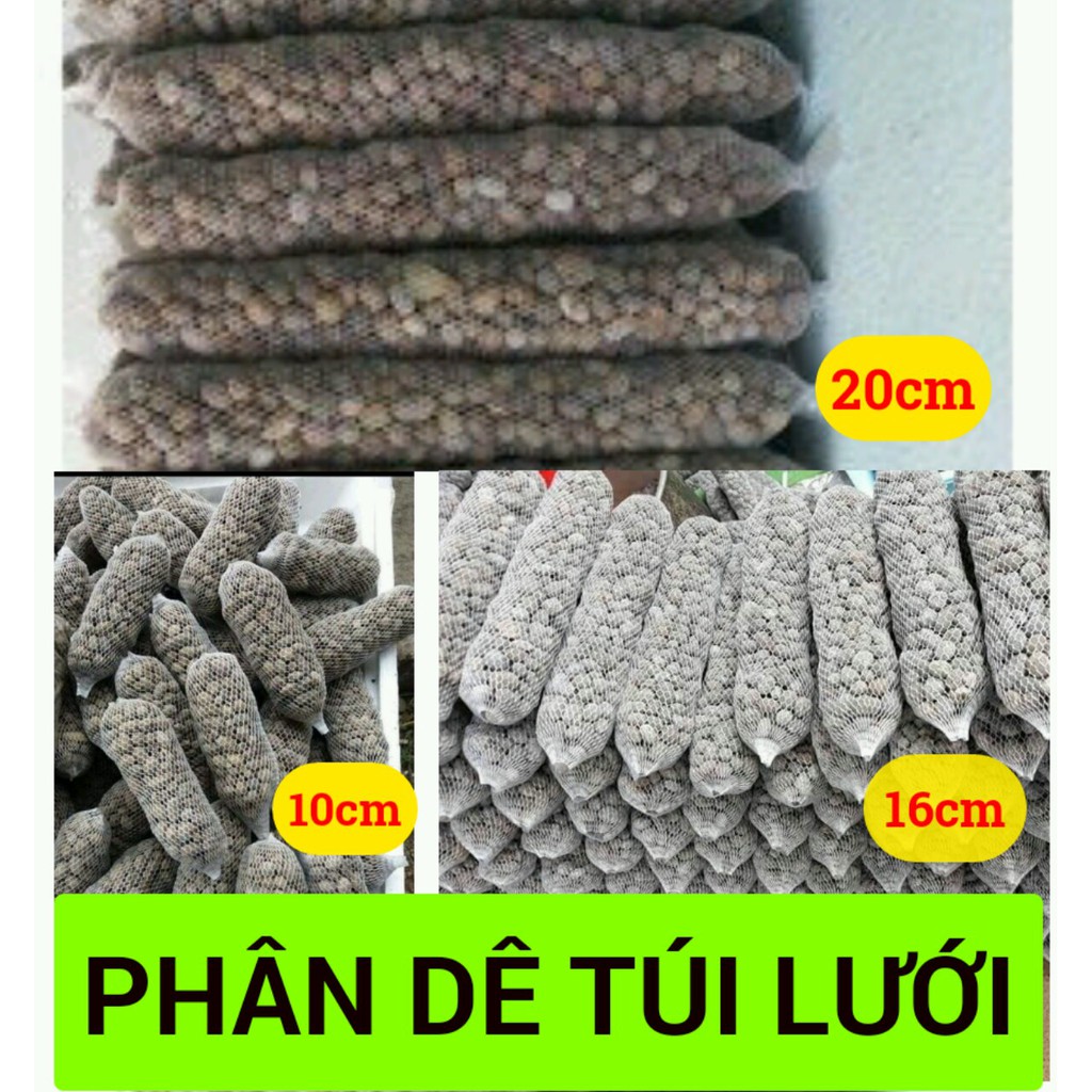 Phân Dê Túi Lưới Cho Lan Đã Xử Lý 10cm - 16cm - 20cm