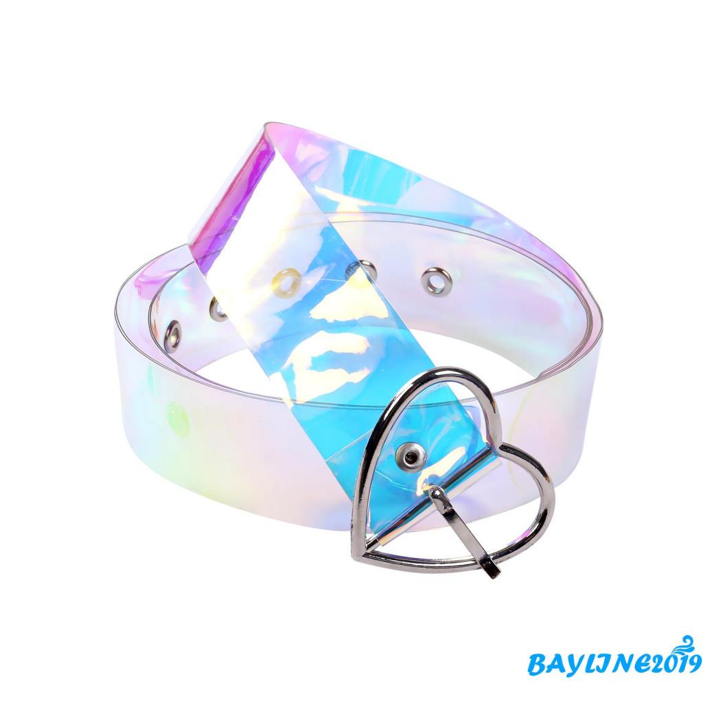 Thắt lưng trong suốt khóa hình trái tim cho nữ