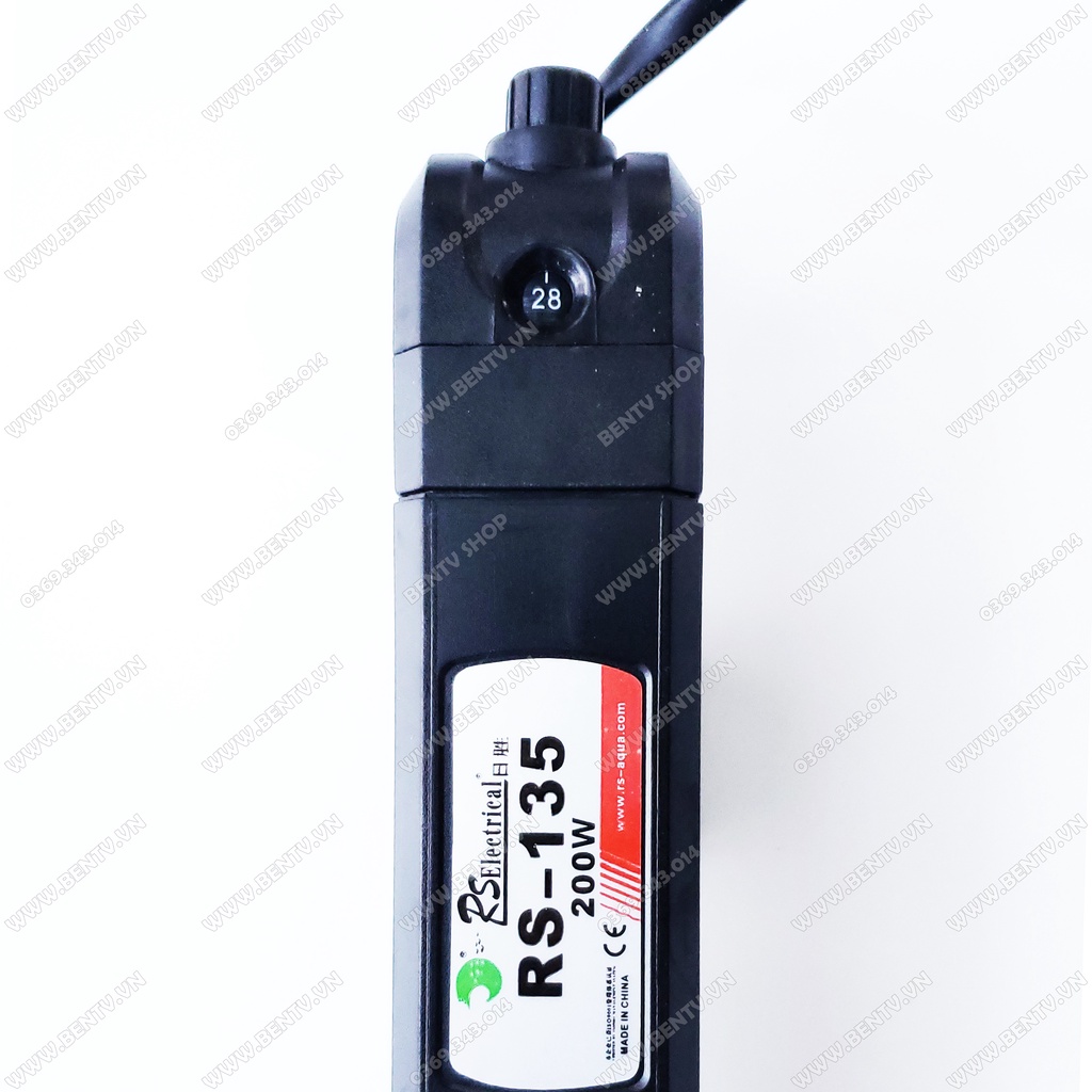 Máy Sưởi Bể Cá RS 50W 100W 200W 300W 500W - Có Vỏ Bọc Chống Bỏng Cá