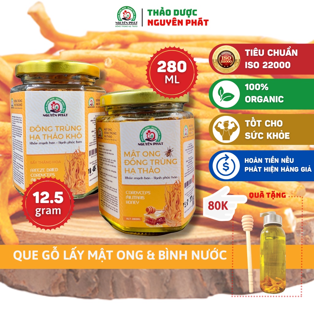 Bình đựng nước thủy tinh 300ml Nguyên Phát đầu lọc thép không gỉ