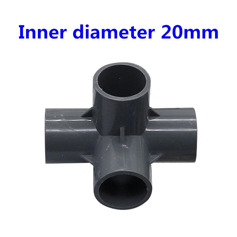 Đầu nối ống nước 20mm bac hiều 3 / 4 / 5 cổng làm từ PVC sử dụng tiện lợi