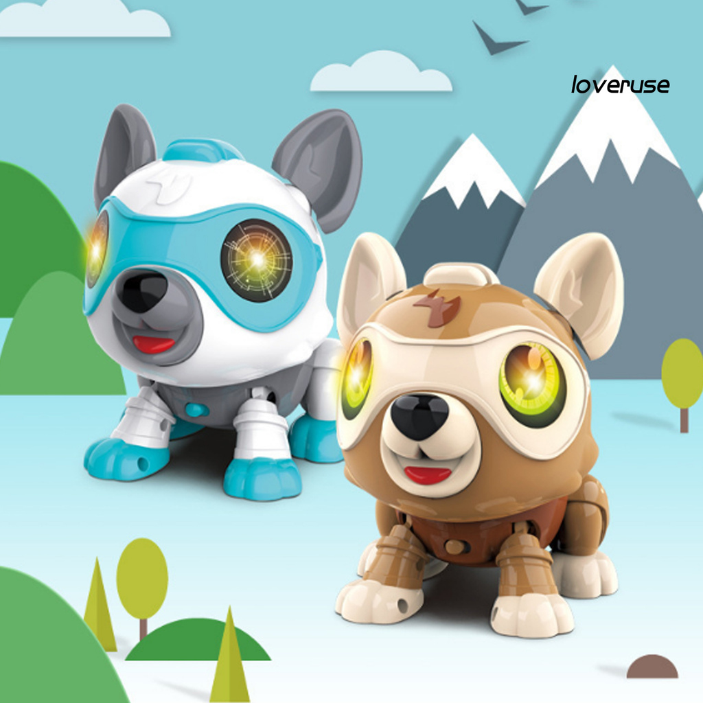 Cún robot đồ chơi thông minh điều khiển bằng giọng nói vui nhộn dành cho bé
