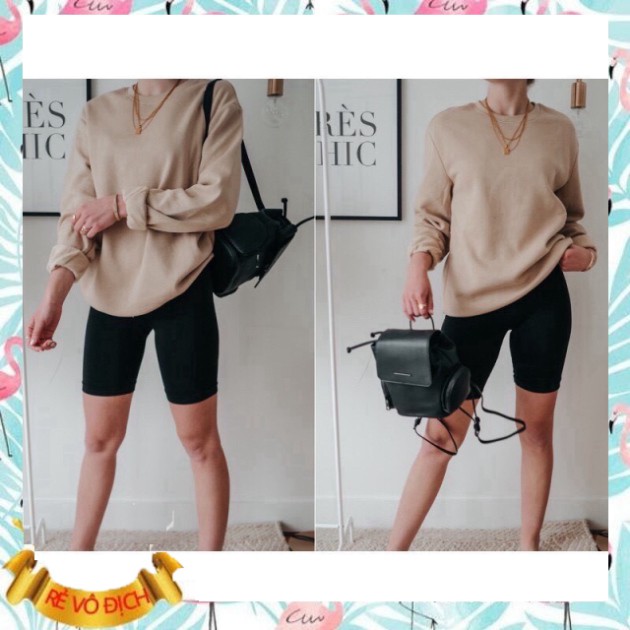 Quần Ngố Nữ Chất Cotton Siêu Co Dãn, Quần Legging Đùi Nâng Mông Cạp Cao Siêu Hot | BigBuy360 - bigbuy360.vn