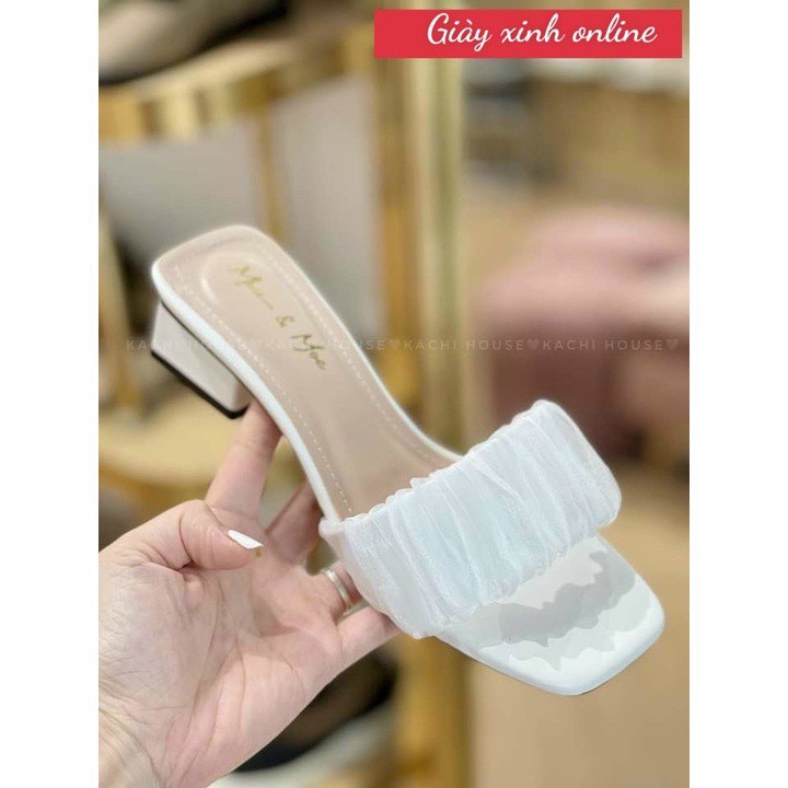 Dép sục Nữ 3 Phân Bèo Von chuẩn Fom