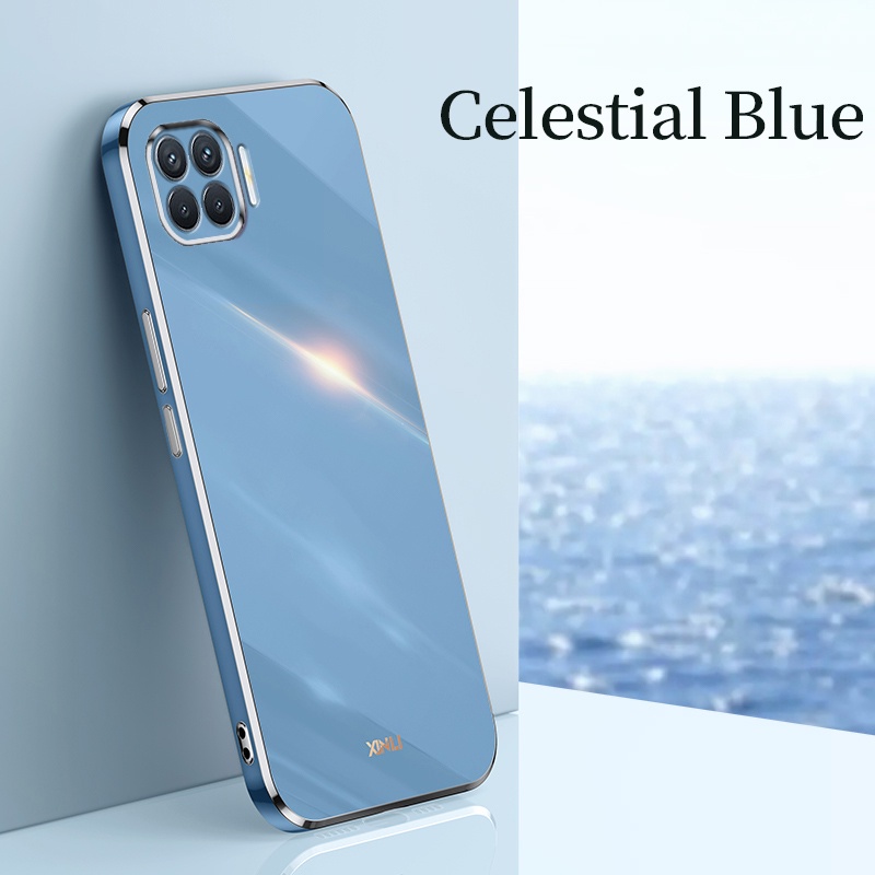 Ốp Điện Thoại Khung Vuông Sang Trọng Cho OPPO A73 2020 F17 A93 2020 RENO 4F F17 PRO