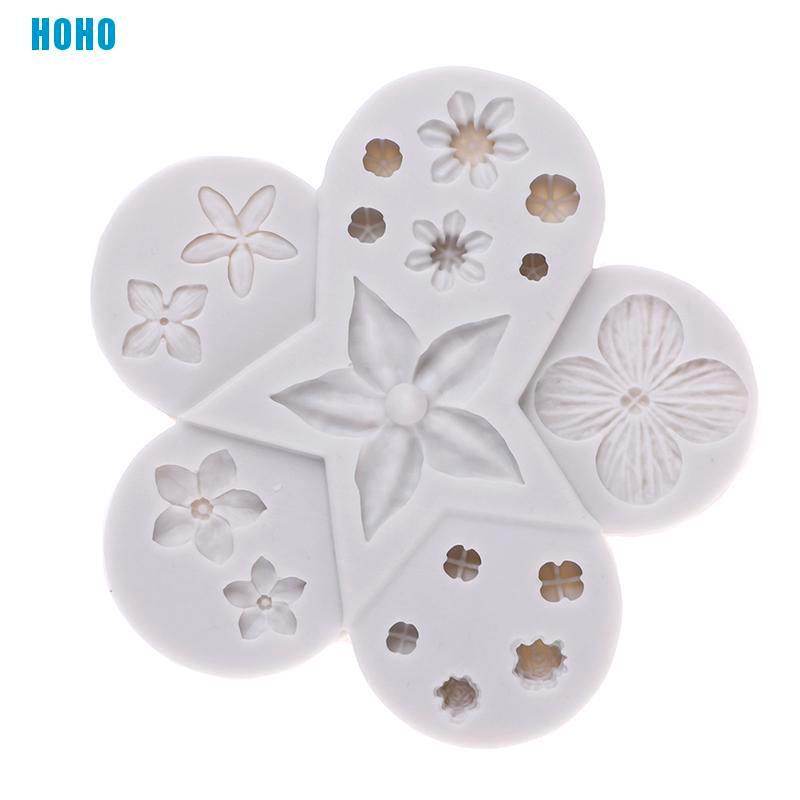 Khuôn Silicone Tạo Hình Hoa Trang Trí Bánh / Làm Chocolate / Gumpaste