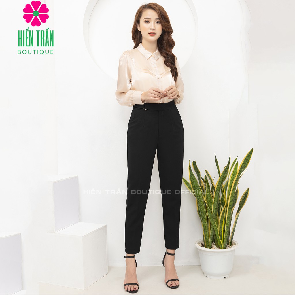 Quần tây nữ có khuyên D Ruby Fashion, chất vải cao cấp, form dáng chuẩn, sang trọng | BigBuy360 - bigbuy360.vn