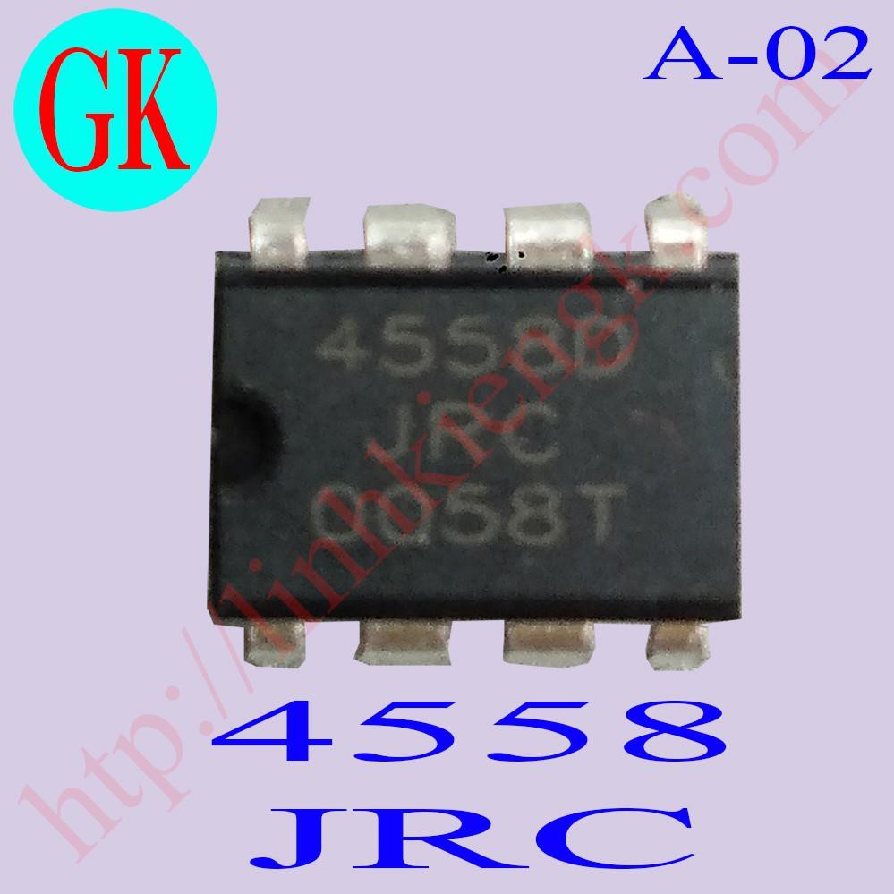 [5 con] ic khuếc đại thuật toán JRC 4558 [A-02]