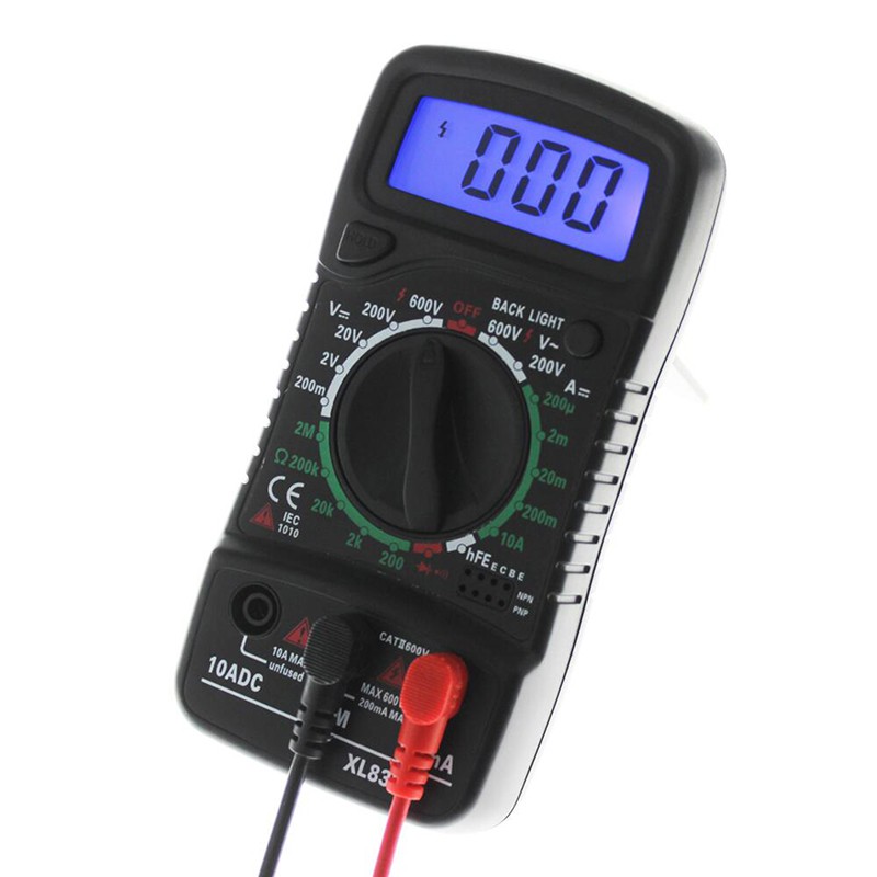 Máy đo điện vạn năng điện tử XL-830L + Bộ phụ kiện kèm theo