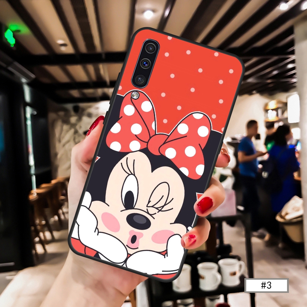 Ốp điện thoại nhựa dẻo in hình chuột Mickey Minnie dễ thươngSAMSUNG A10 A20 A30 A50 J4+ J6+ A9 A2 Core J2 Pro J2 Pime