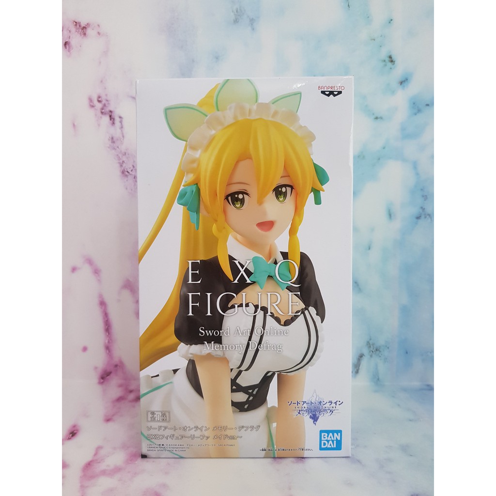 MÔ HÌNH CHÍNH HÃNG SWORD ART ONLINE - LEAFA (Maid vers.) - EXQ FIGURE MEMORY DEFRAG - BANPRESTO