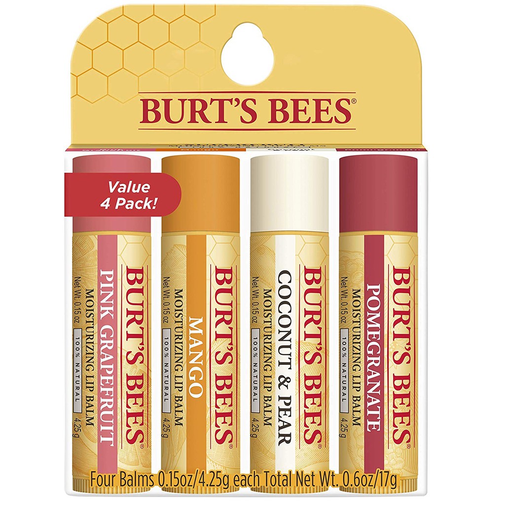 [TOP 1 UY TÍN] Son Dưỡng Burt's Bees 100% Natural Moisturizing Lip Balm