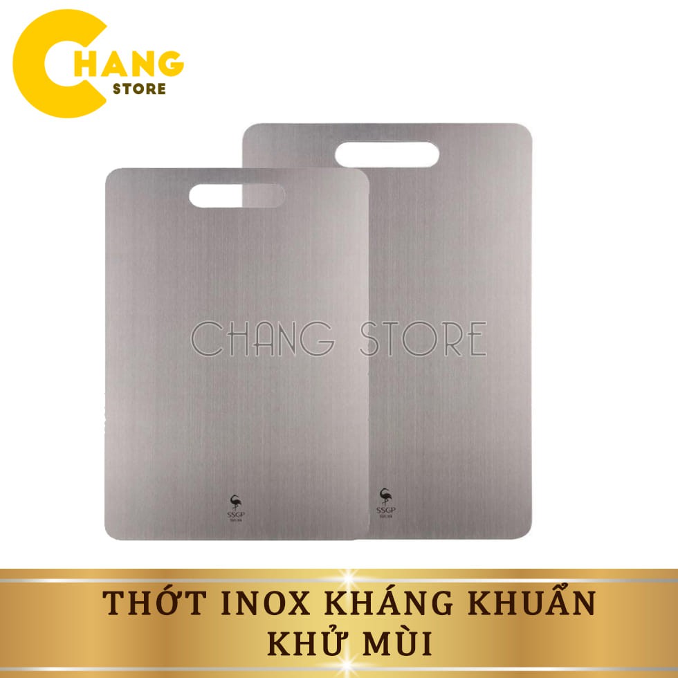 Thớt Inox 304 Kháng Khuẩn Cừờng Lực Chống Ẩm Mốc Không Xước Dăm